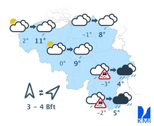 Get Observation Belgium Map